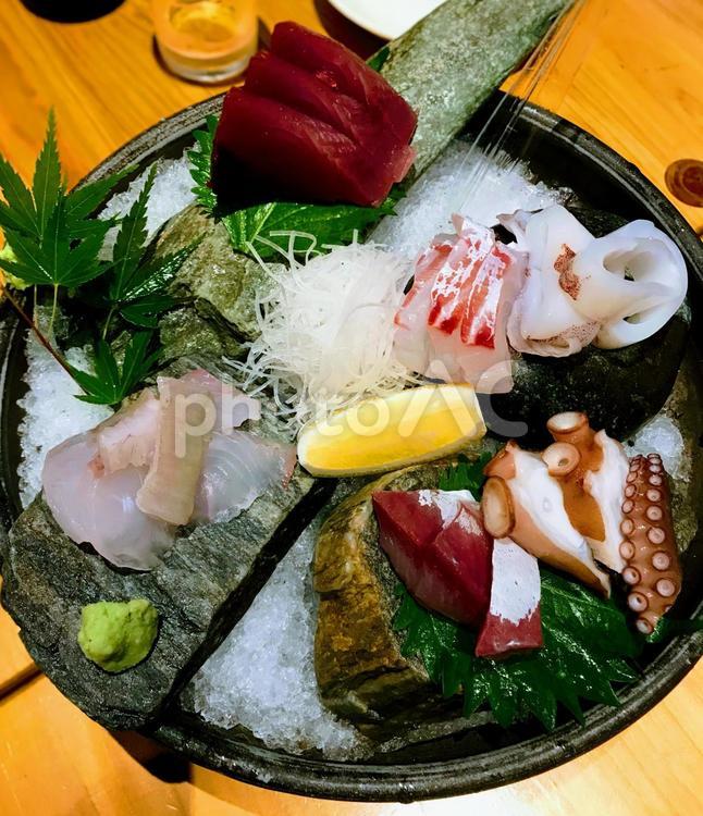 刺身盛り合わせ 刺身,魚,鮮魚の写真素材
