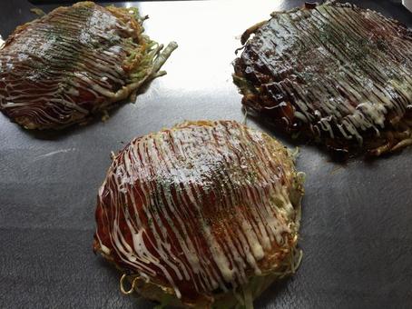Photo, hiroshima-style okonomiyaki, hiroshima, okonomiyaki, 