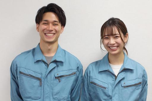 作業服男女のポートレート-9 作業服男女のポートレート-9の写真