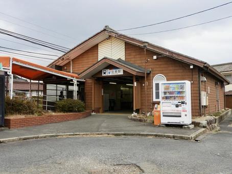 名鉄小牧線羽黒駅舎2 羽黒駅,羽黒,小牧線の写真素材