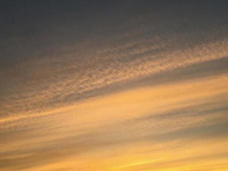 茜色の夕景 茜色の夕景の写真