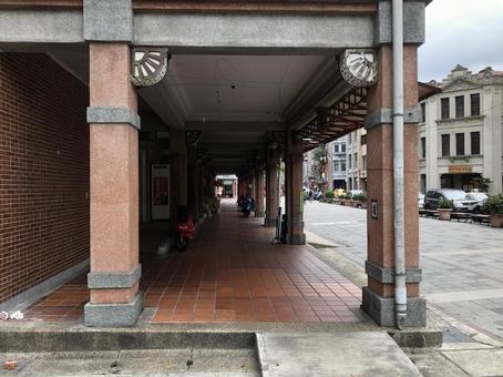 台湾・迪化街の街並み 台湾,台北,迪化街の写真素材