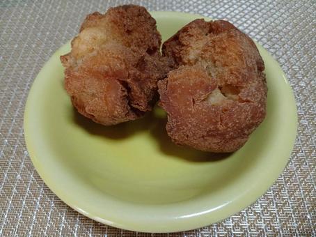 サーターアンダギー サーターアンダギー サーターアンダギー,小麦粉,卵の写真素材