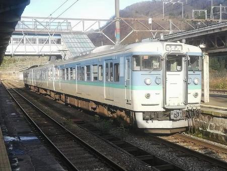 Photo, shinano train, third sector, shinano railway line, 