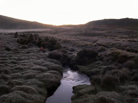 朝のクレイドルマウンテン:タスマニア 朝のクレイドルマウンテン:タスマニア クレイドルマウンテン,タスマニア,ハイキングの写真素材