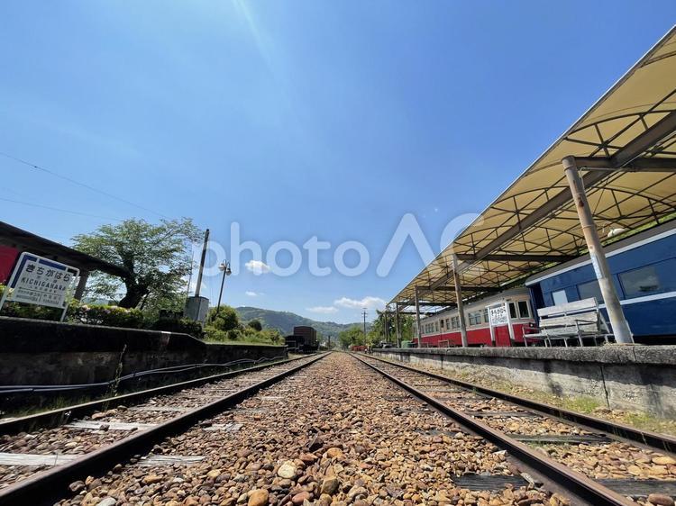古き廃線 線路,廃線,鉄道の写真素材