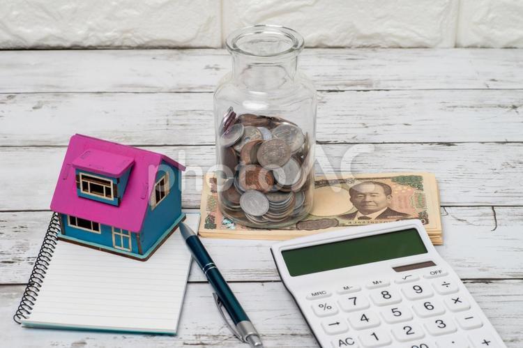 住宅の購入資金のイメージ お金,金融,投資の写真素材