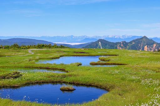 苗場山 苗場山 苗場山,新潟,日本百名山の写真素材
