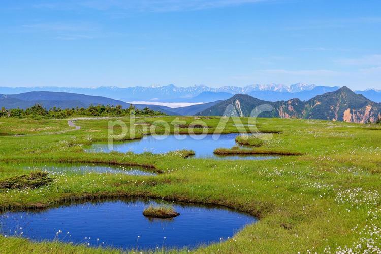 苗場山 苗場山,新潟,日本百名山の写真素材