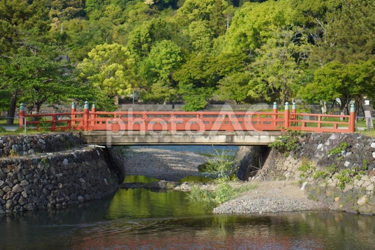 中の島橋 橋,中の島橋,宇治川の写真素材