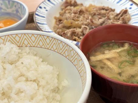 焼肉定食 焼き肉,料理,セットの写真素材