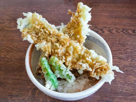 トビウオの天丼 トビウオの天丼の写真