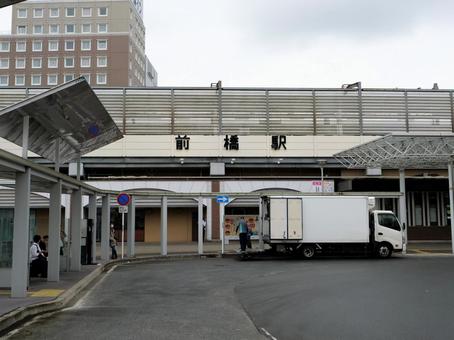 前橋駅　北口 前橋駅,駅舎,群馬県の写真素材