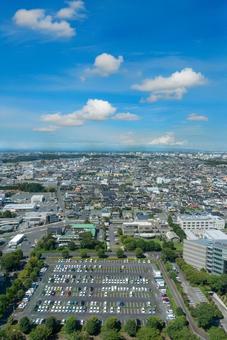 茨城県水戸市 2025.8月撮影(北側) 茨城県水戸市 2025.8月撮影(北側) 茨城県,水戸市,都市の写真素材