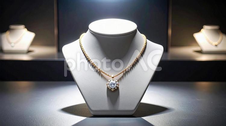 ネックレス トルソ1 ネックレス,ジュエリー,アクセサリーの写真素材
