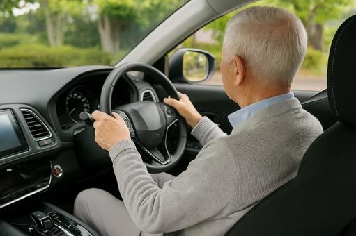 高齢者の運転 高齢者の運転の写真