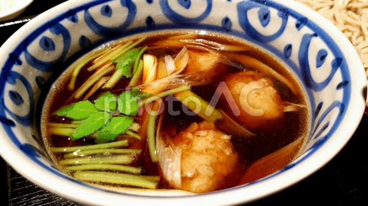 鴨のつみれ汁 鴨のつみれ汁,鴨の肉団子,鴨汁の写真素材