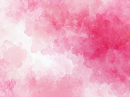 桜の花びらを思わせる水彩アート 桜の花びらを思わせる水彩アートの写真