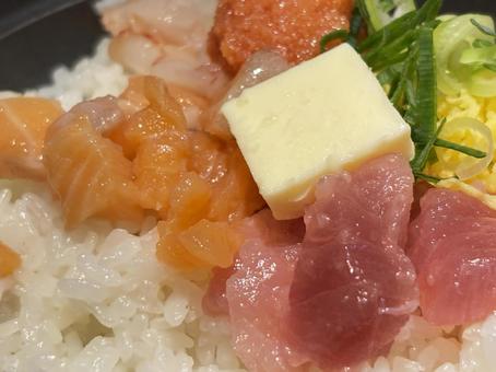 海鮮チャーハン、バター炒め 海鮮チャーハン、バター炒めの写真