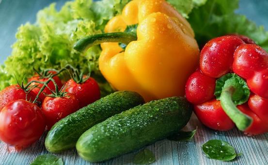 Colorful summer vegetables 05, vegetables, vegetable, healthy, JPG