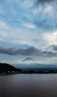 Fuji Hiding in the Clouds, fuji mountain, mountain, world heritage, JPG