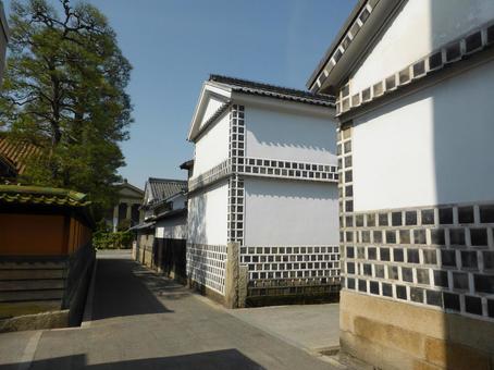 倉敷美観地区の街並み 倉敷美観地区の街並みの写真