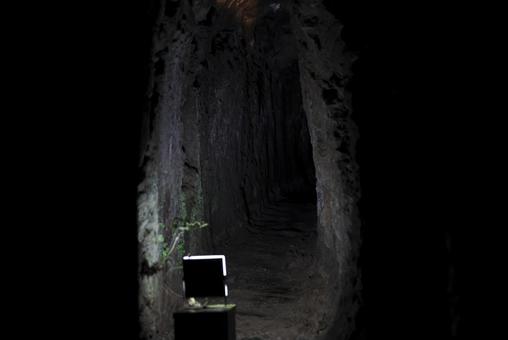世界遺産・石見銀山の龍源寺間歩 世界遺産・石見銀山の龍源寺間歩 石見銀山,石見銀山遺跡,龍源寺間歩の写真素材