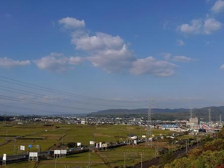 木津川市の街並み 木津川市,jr,jr西日本の写真素材