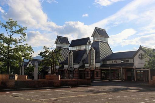 高田駅舎、はねうまライン、新潟県上越市 高田駅舎、はねうまライン、新潟県上越市 えちごトキめき鉄道,妙高はねうまライン,高田駅の写真素材
