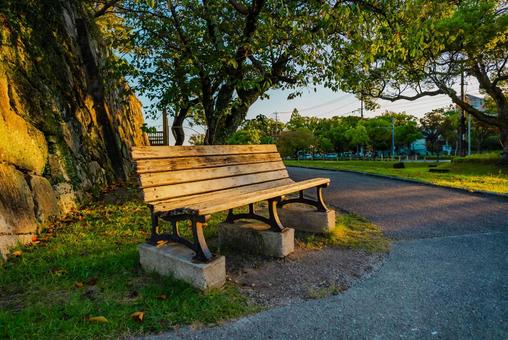 【佐賀】佐賀城跡の周辺 佐賀,佐賀城跡,城跡の写真素材