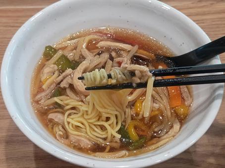 青椒肉絲麺 青椒肉絲麺 青椒肉絲湯麺,青椒肉絲,ラーメンの写真素材