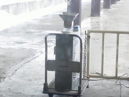 十和田観光電鉄三沢駅の運賃箱 青森県,三沢市,十和田観光電鉄の写真素材