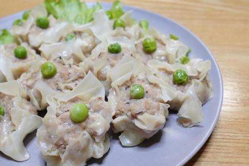 シュウマイ シュウマイ,焼売,手作りの写真素材