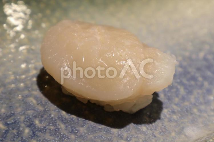 寿司屋のホタテの握り ホタテ,寿司,刺身の写真素材