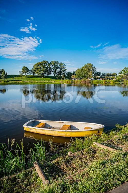 北海道　月形町　皆楽公園の風景 北海道,月形,月形町の写真素材