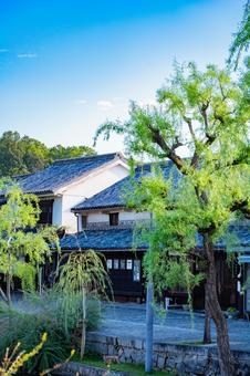 岡山　倉敷美観地区の風景 倉敷,倉敷美観地区,岡山の写真素材