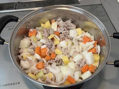 カレーライスの具材 カレーライスの具材 カレーライス,具材,ニンジンの写真素材