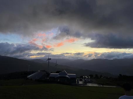 夕暮れのゆとりすとパークおおとよ 夕暮れのゆとりすとパークおおとよの写真