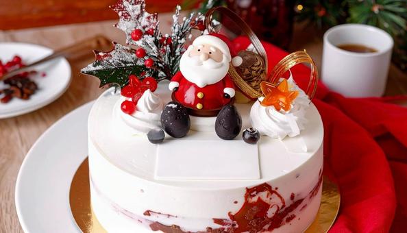 クリスマス デコレーションケーキ クリスマス デコレーションケーキの写真