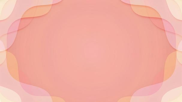 16: 9_wave frame pink, JPG 16: 9_wave frame pink, background, frame, curve, JPG