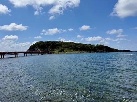 福井県東尋坊雄島の景色 福井県東尋坊雄島の景色 越前,雄島,パワースポットの写真素材