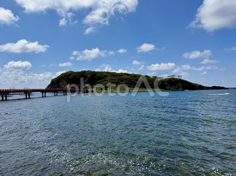 福井県東尋坊雄島の景色 越前,雄島,パワースポットの写真素材
