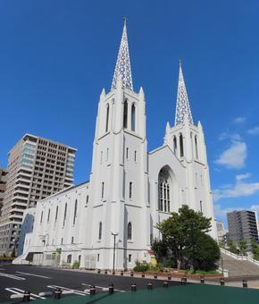 カトリック布池教会　大聖堂 カトリック布池教会,布池カトリック教会,教会の写真素材