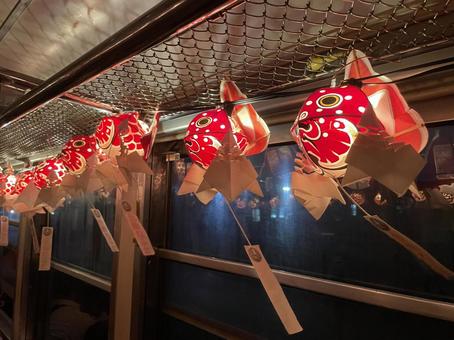 金魚ねぷたの灯り 金魚ねぷたの灯り 金魚,ねぷた,祭りの写真素材