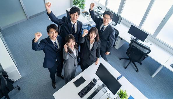 チームワークビジネスマン チームワークビジネスマンの写真