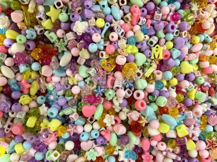たくさんのビーズ ビーズ,手芸,ハンドメイドの写真素材
