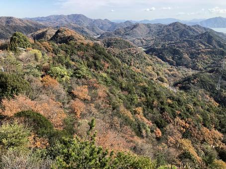 山並み 登山 山並み 登山の写真