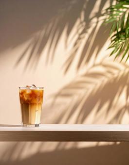 アイスカフェオレの写真