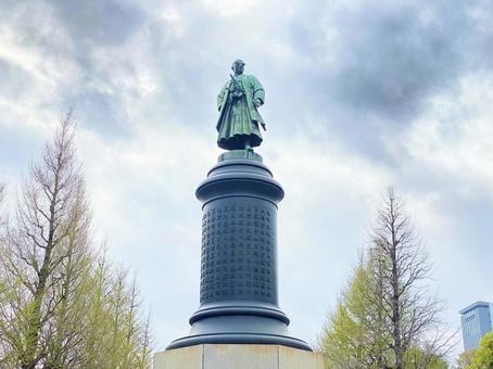 大村益次郎の銅像 大村益次郎の銅像 靖国神社,靖國神社,大村益次郎の写真素材