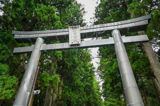 山梨・北口本宮富士浅間神社  北口本宮富士浅間神社,浅間神社,富士山の写真素材